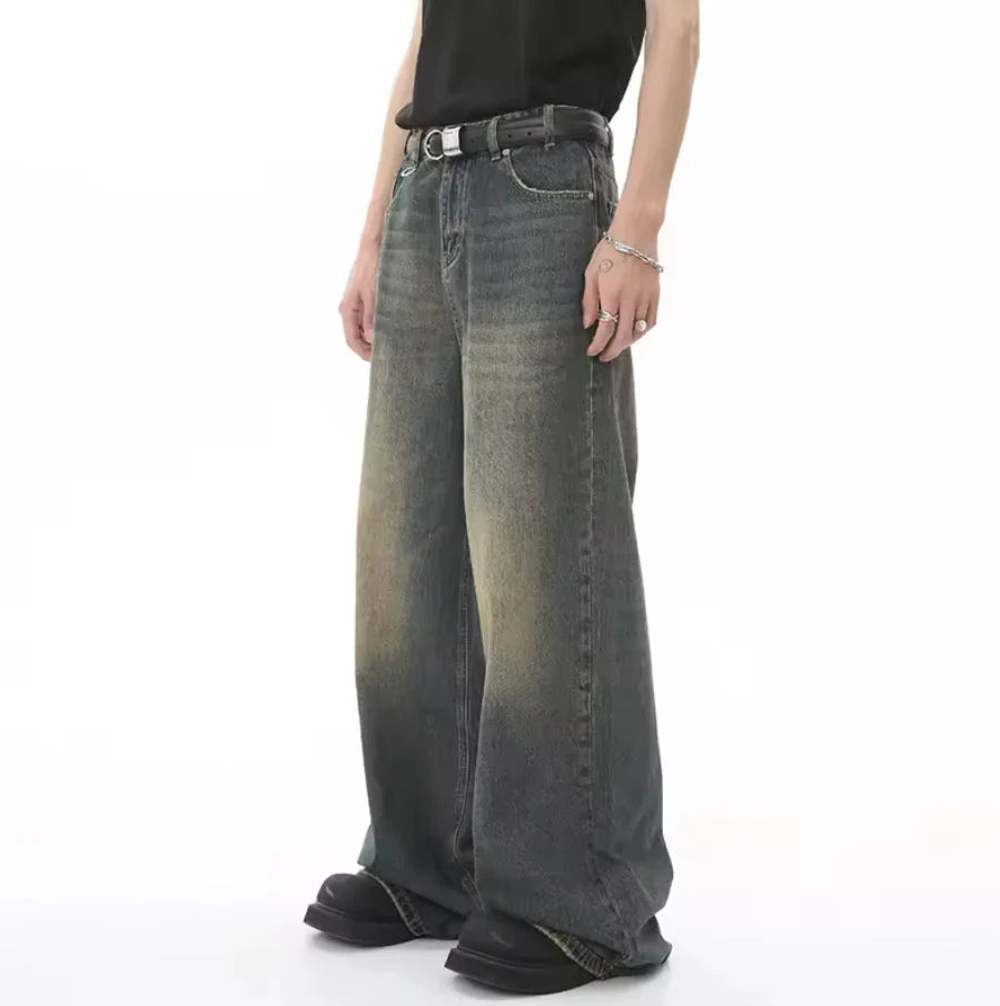 "Basement Blue" Baggy Jeans