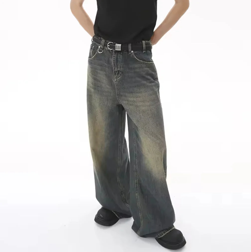 "Basement Blue" Baggy Jeans