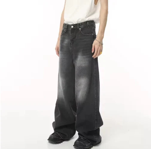 "Charcoal Gray" Baggy Jeans