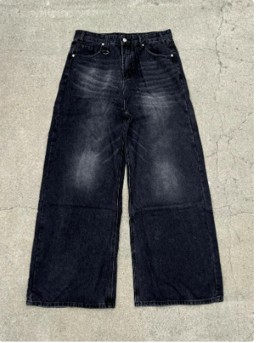 "Charcoal Gray" Baggy Jeans