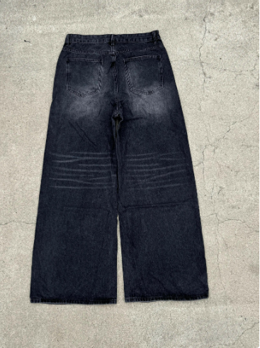 "Charcoal Gray" Baggy Jeans