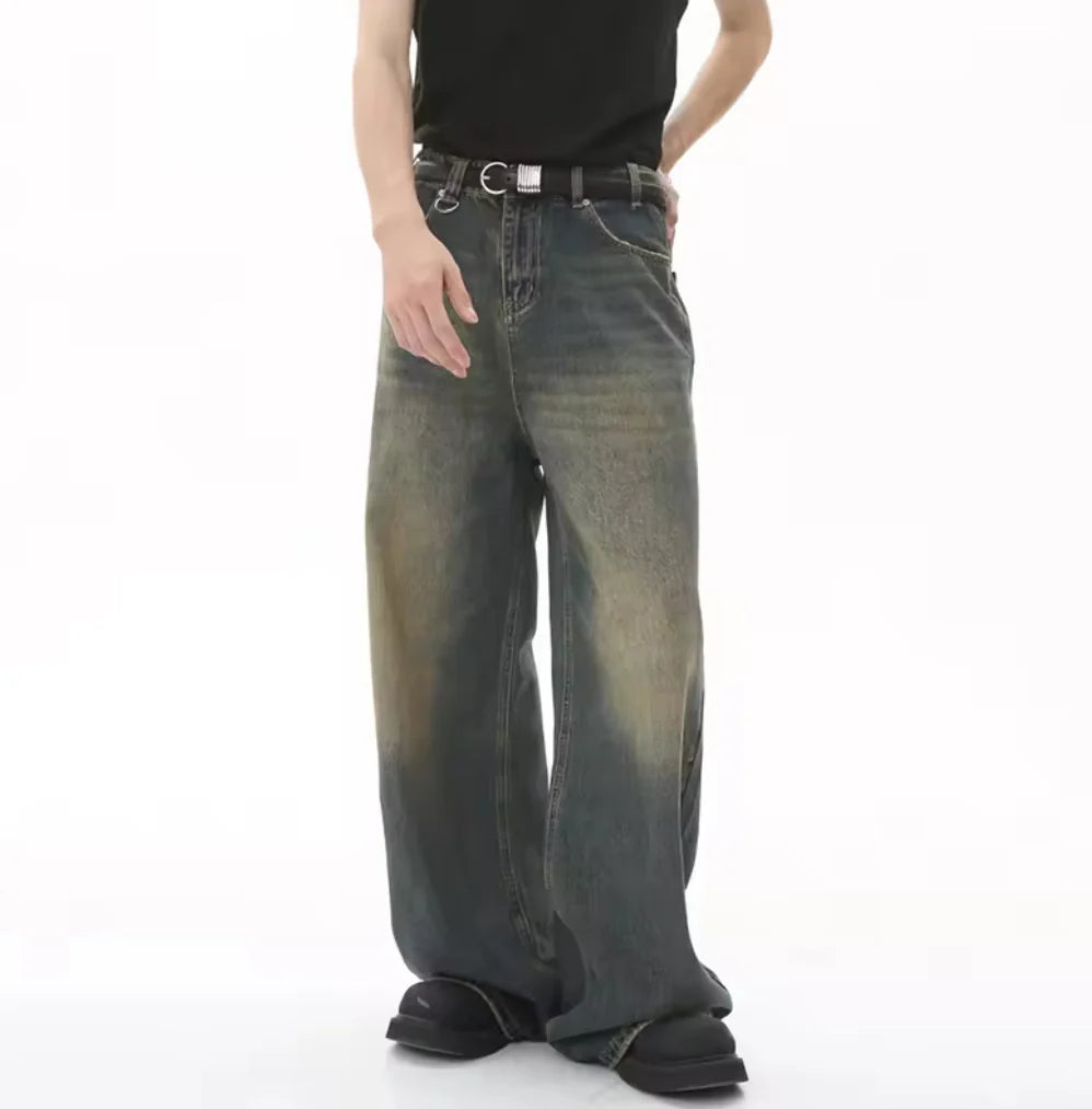 "Basement Blue" Baggy Jeans